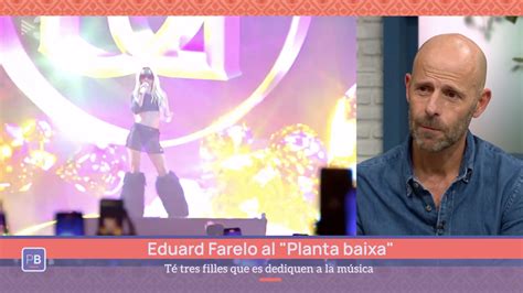 Eduard Farelo habla de sus hijas y la vida privada en。